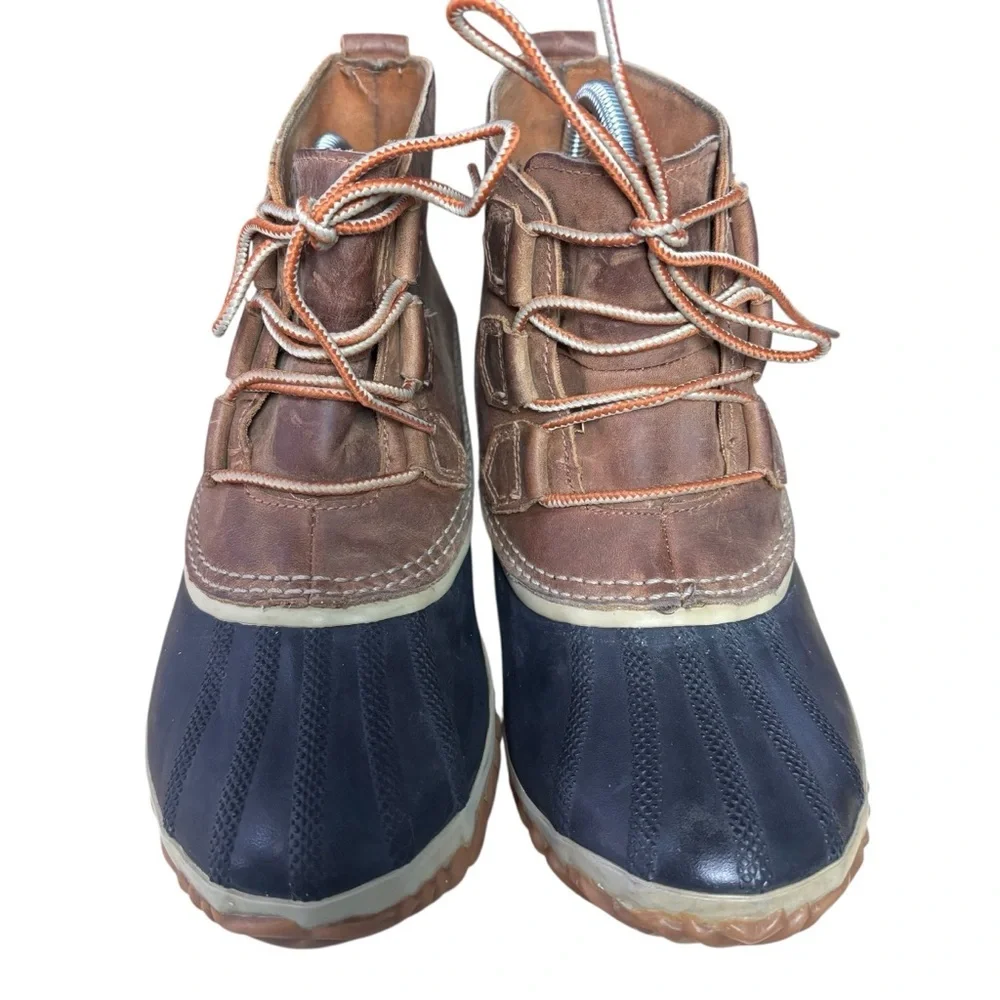 Sorel Out N About Waterproof Brown Leather Duck Boots – Women’s Sz 8.5 - Picture 2 of 9
